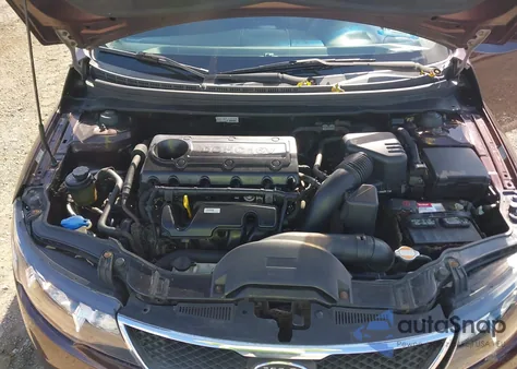 2010 Kia Forte Ex из США, поврежденный, VIN KNAFU4A26A6281223